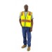 Hi-Vis Yellow Two-tone Vest 