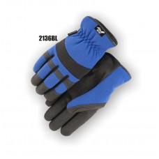Armorskin Synthetic Leather Blue Glove