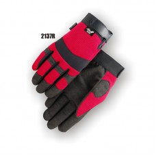 Armorskin Synthetic Leather Red Glove