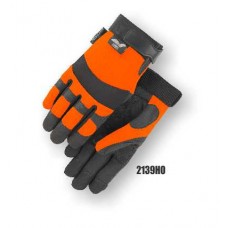 Armorskin Synthetic Leather Orange Glove