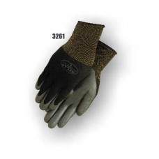 Nitrile Palm Coated On Nylon Black Glove