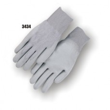 Gray PU On A Gray Liner Glove