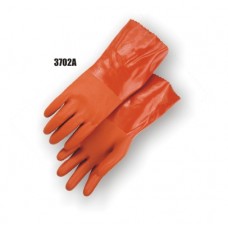 Pvc Double Dipped Brown Gloves