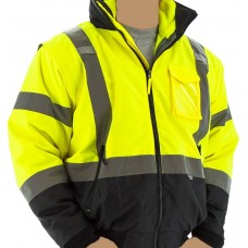 HI-VIS Transformer 8 in 1 Bomber Jacket 