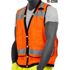 Orange Heavy Duty High Visibility Vest