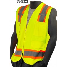 Hi-Vis Yellow Heavy Duty Surveryor's Vest