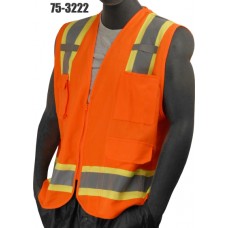 Hi-Vis Orange Heavy Duty Surveryor's Vest