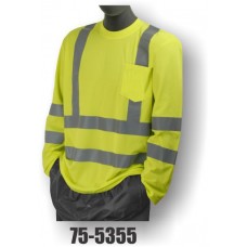 Hi-Vis Yellow Long Sleeve T-Shirt