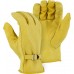 Cowhide Drivers Glove with Wrist Strap