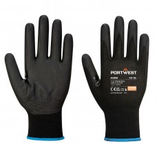 NPR15 Nitrile Foam Touchscreen Glove (Pk12) Black - PortwestGloves