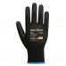 NPR15 Nitrile Foam Touchscreen Glove (Pk12) Black - PortwestGloves