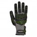 VHR15 Nitrile Foam Impact Glove Black/Green - PortwestGloves