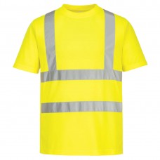 Eco Hi-Vis T-Shirt S/S (6 Pack) Orange- PortwestTShirt