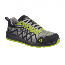 Portwest Compositelite Eco Safety Trainer S1P Black/Yellow- PortwestShoe