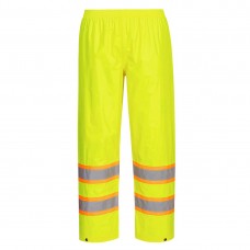 Hi-Vis Contrast Tape Rain Pants yellow - PortwestPants