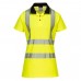 Women's Pro Polo Shirt Yellow Black - PortwestTShirt