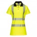Women's Pro Polo Shirt Yellow Black - PortwestTShirt