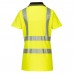 Women's Pro Polo Shirt Yellow Black - PortwestTShirt