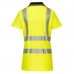 Women's Pro Polo Shirt Yellow Black - PortwestTShirt