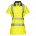Women's Pro Polo Shirt Yellow Black - PortwestTShirt
