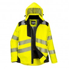 PW3 Hi-Vis Women's Winter Jacket Yellow/Black - PortwestJacket