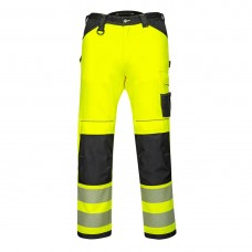 PW3 Hi-Vis Women's Stretch Work Pants Yellow/Black - PortwestPants