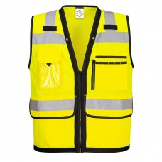 Heavy Duty Surveyor Vest Yellow - PortwestVest