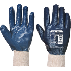 Nitrile Knitwrist Glove