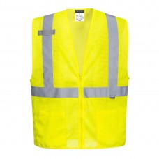 Economy Mesh Zip Vest