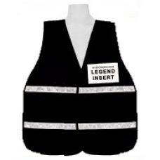 Black Incident Command Vest