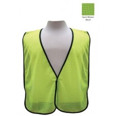 Lime Mesh Safety Vest – No Stripes