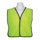 Lime Tight Woven Mesh Safety Vest – No Stripes
