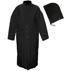 Open Road Light Black Industrial Long Coat - Viking