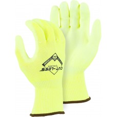 Cut Resistant Work Gloves Microfoam Nitrile Coated-2 Pairs,KAYGO KG21NB, High Cut Level 5,Superior Grip Performance,Wrapped for Vending,Ideal for