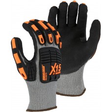 X-15® Cut & Impact Resistant w Nitrile Coating, A6 Cut