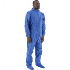 FR Anti-Static Coverall w Hood,Boots,Wrist & Ankle 